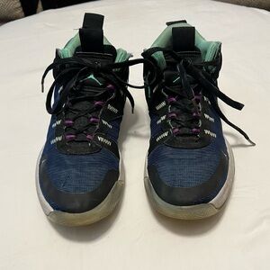 Jordan Jumpman 2020 Black Green Glow Blue Void Sneakers BQ3449-005